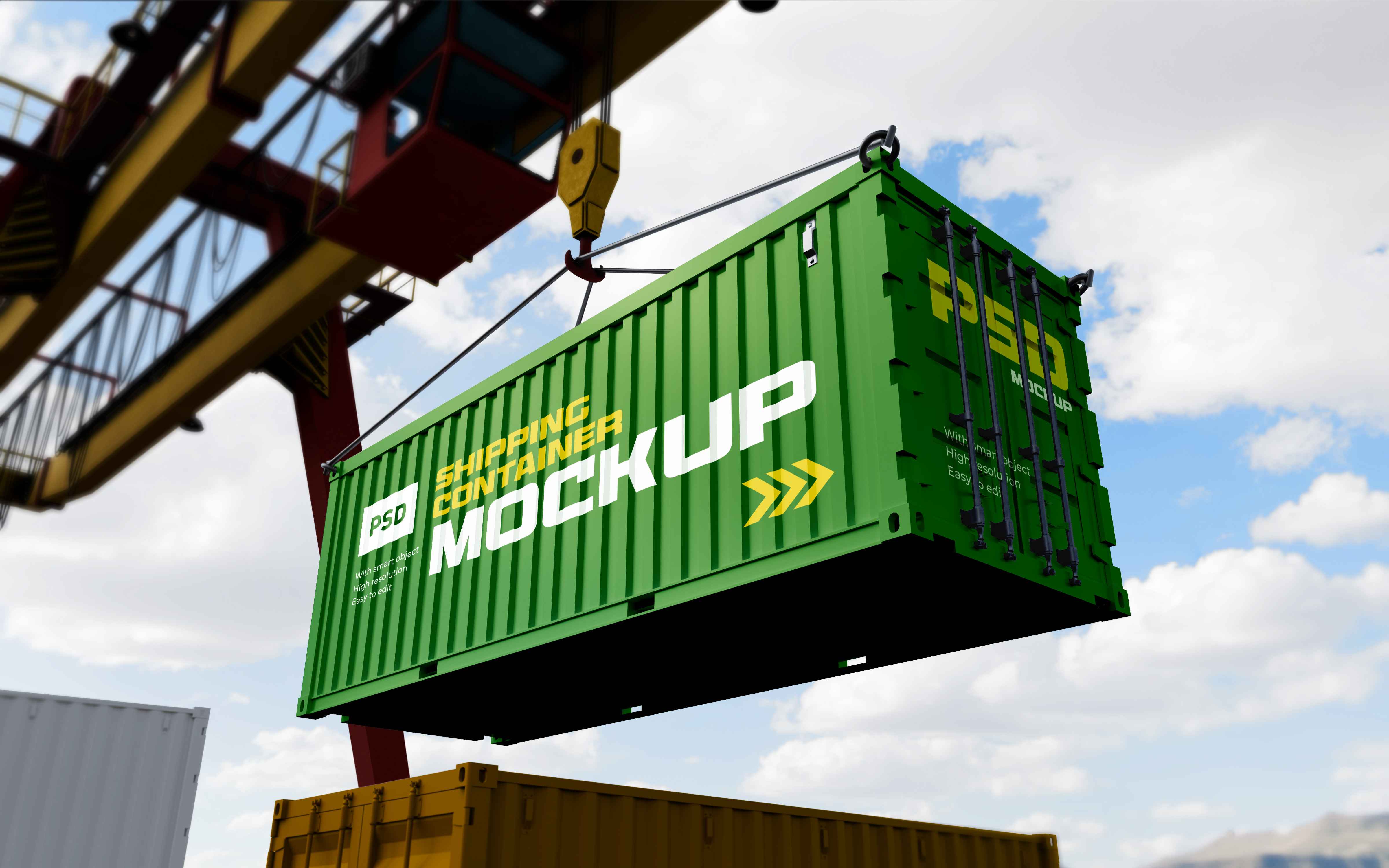 Shipping Container Mockup